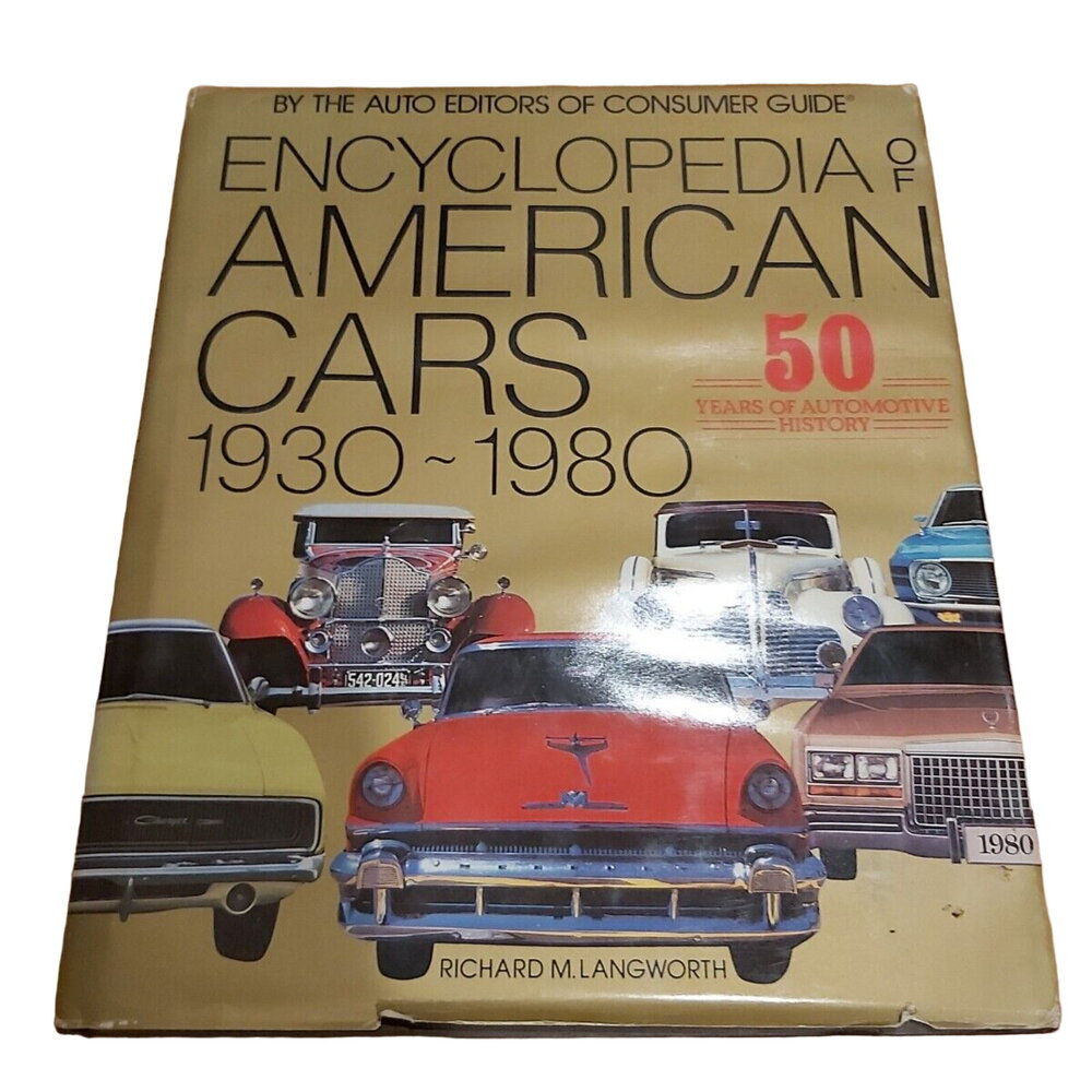 Encyclopedia of American Cars 1930–1980 Hardback by Consumer Guide Vintage Auto